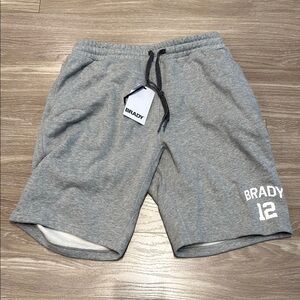 Brady Brand Gray Athletic Shorts with Elastic Waistband NWT